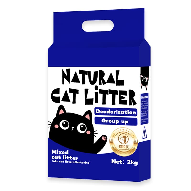 Export quality tofu cat litter wholesale original water-absorbent clumping cat litter manufacturer available for cross-border cat supplies cat litter 5