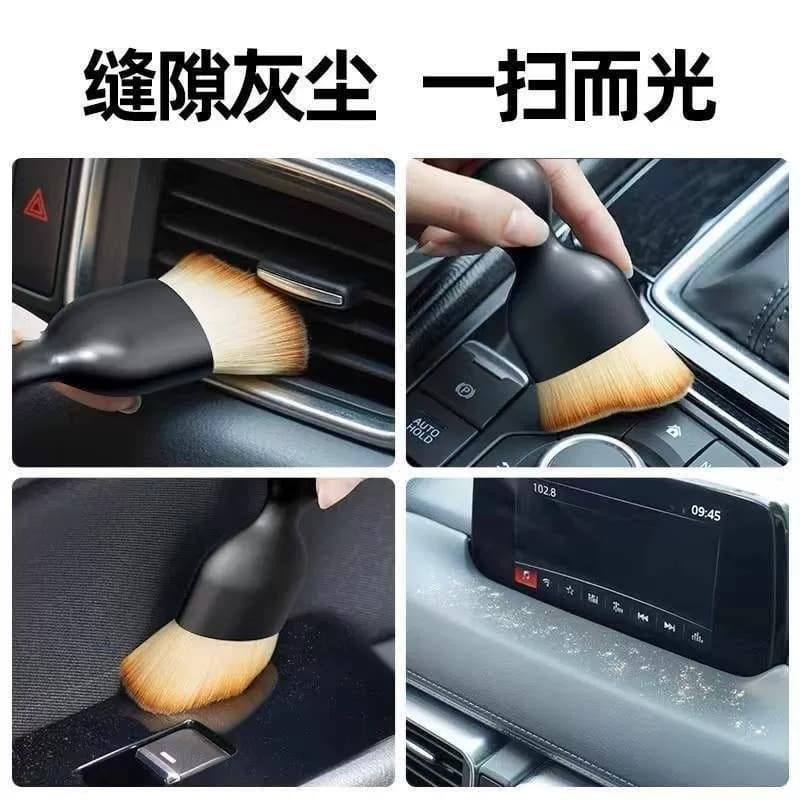 Car interior cleaning tools Air conditioning air outlet cleaning brush for car washing soft interior gap dust removal brush 2