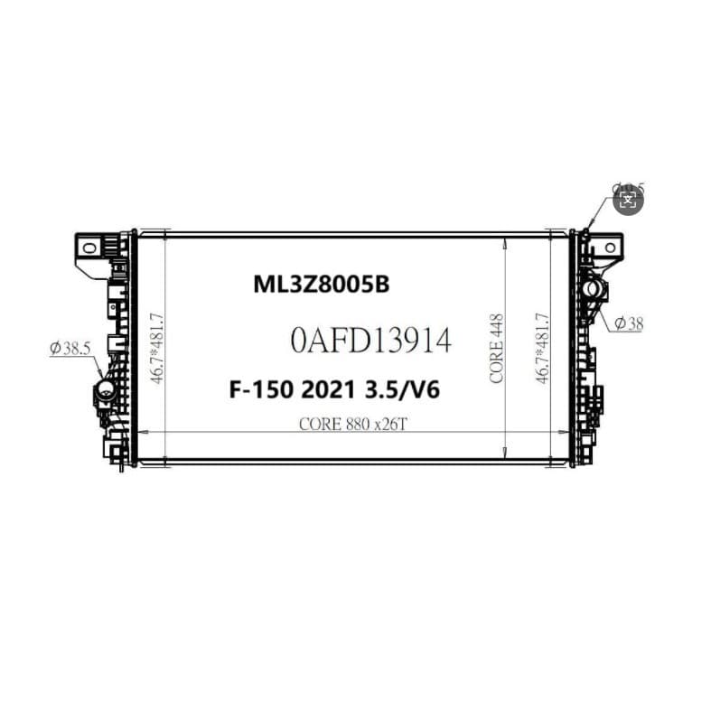 Suitable for Ford Raptor F-150 EXPEDITON NAVIGATOR. 13914 ML3Z80