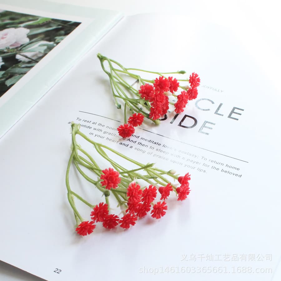 Gypsophila same style hair accessories material handmade diy headgear matching Gypsophila star photography props bridal headwear 3