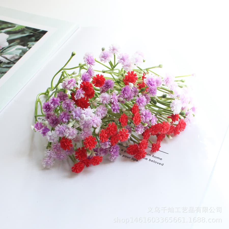 Gypsophila same style hair accessories material handmade diy headgear matching Gypsophila star photography props bridal headwear 4