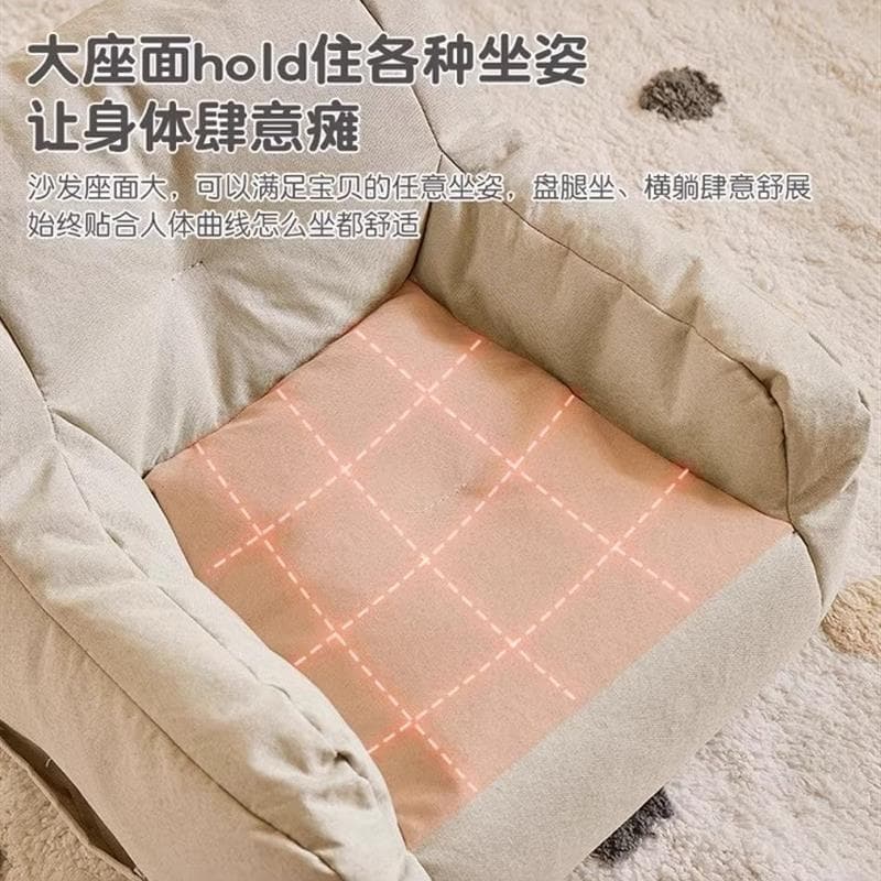 Chair for breastfeeding, pillow, children's sofa with seat 4