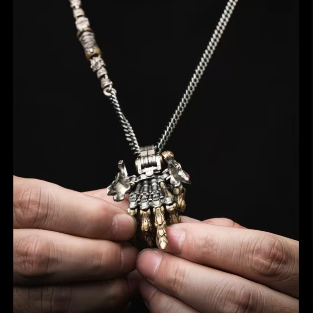 Mechanical creative retro trend design pendant, trend of season 4