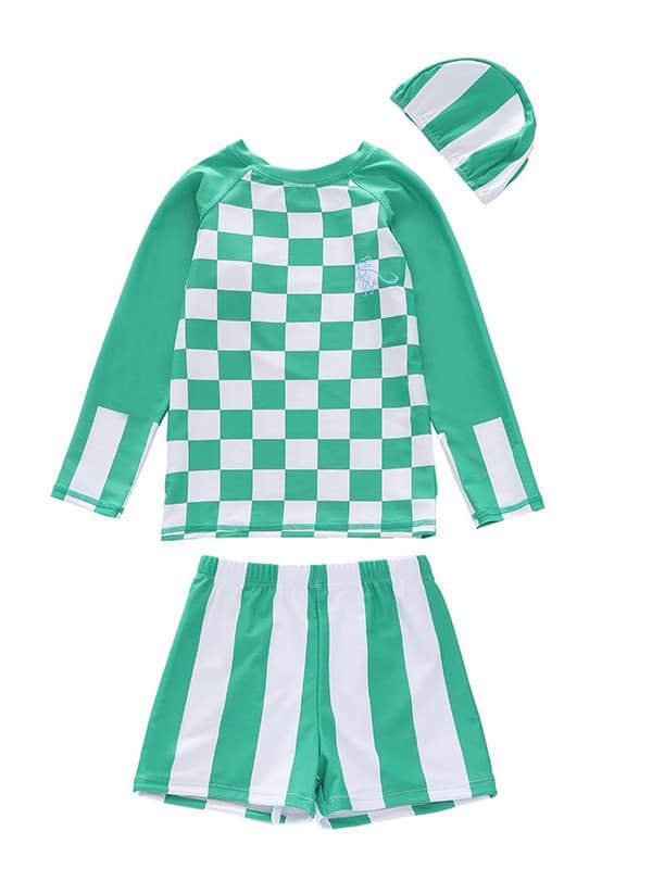 Children's split swimwear for boys, trousers, set, for teenagers 4