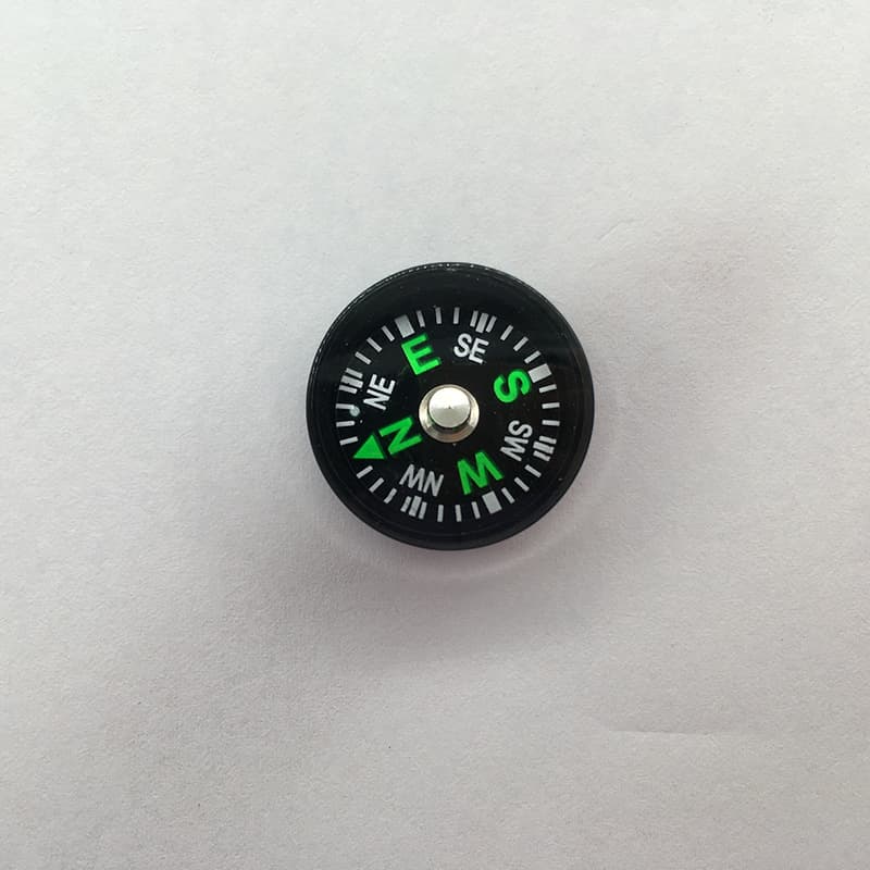 20mm Oil Filled Compass Outdoor Camping Sports Compass Mini Button Size 2