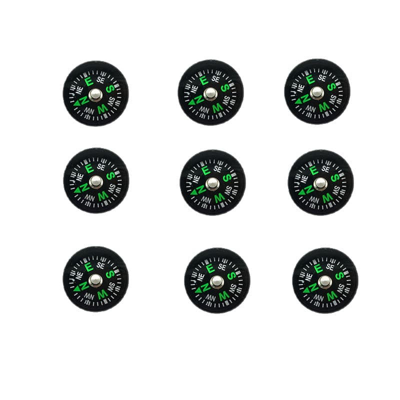 20mm Oil Filled Compass Outdoor Camping Sports Compass Mini Button Size 5