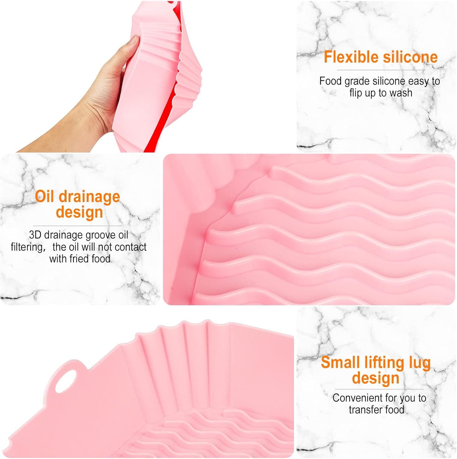 Silicone square food silicone, Amazon 3