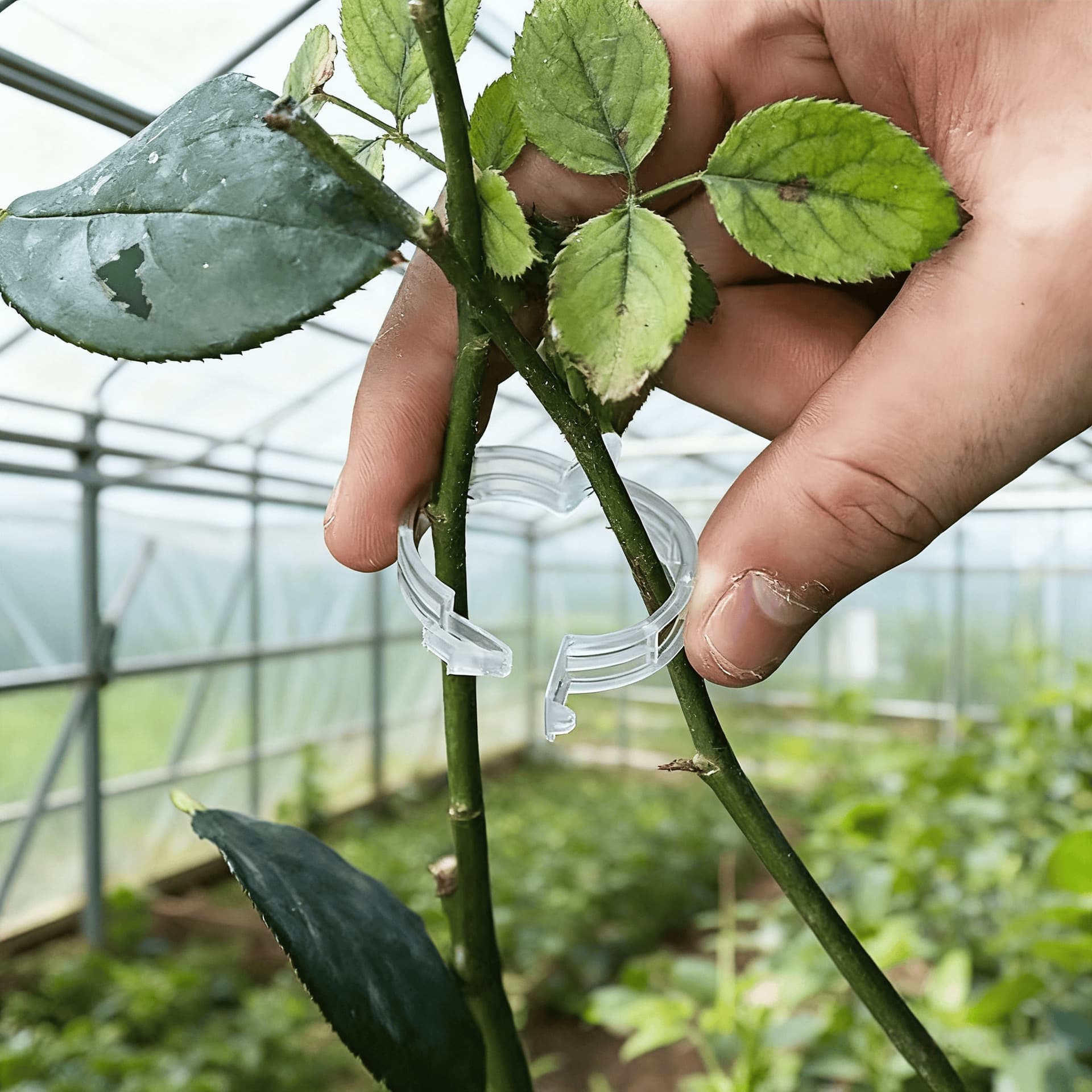 Gardening vine clip climbing plant fixation artifact does not damage the branches, pothos, rose tomato, universal, easy to install, anti-aging