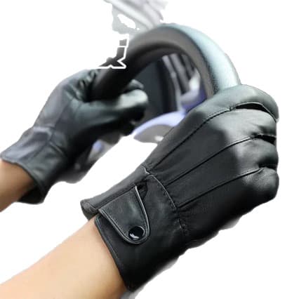 Men's women's warm thin gloves sheepskin 5