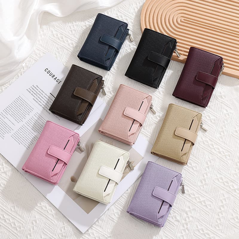 Wallet, polyurethane capacious fashionable bag, high-quality style 3