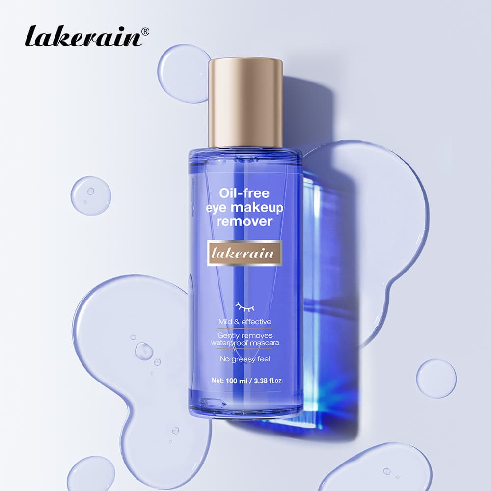 Cross-border lakerain gentle oil-free eye makeup remover water deep cleansing makeup remover Makeup Remover 4