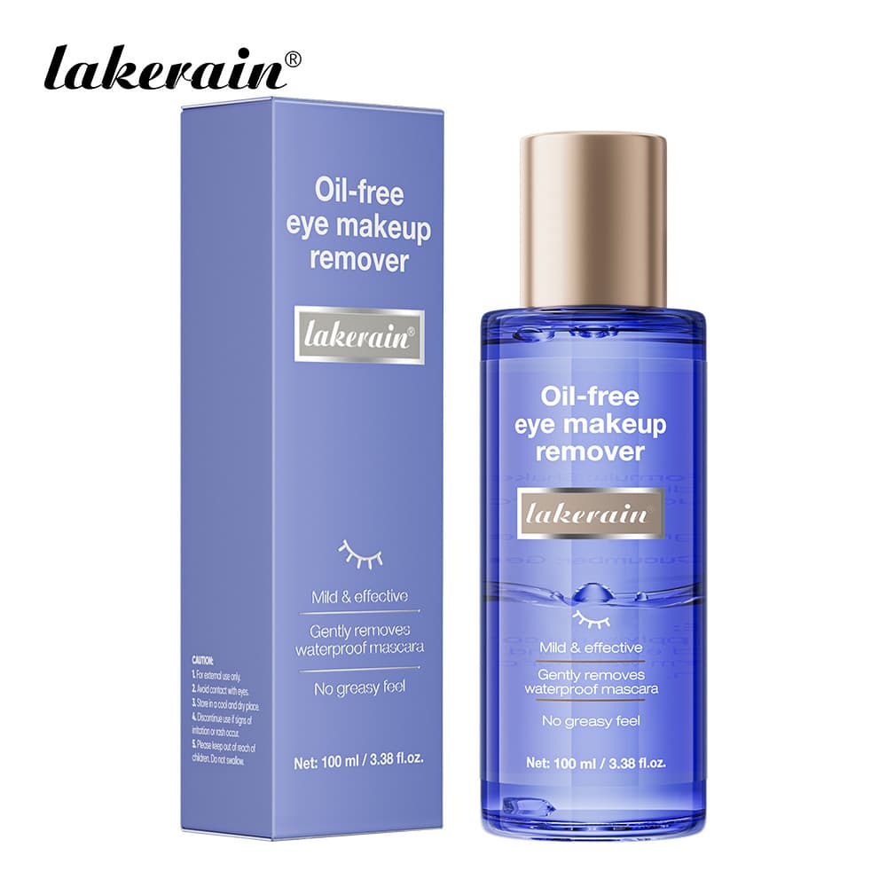 Cross-border lakerain gentle oil-free eye makeup remover water deep cleansing makeup remover Makeup Remover 5