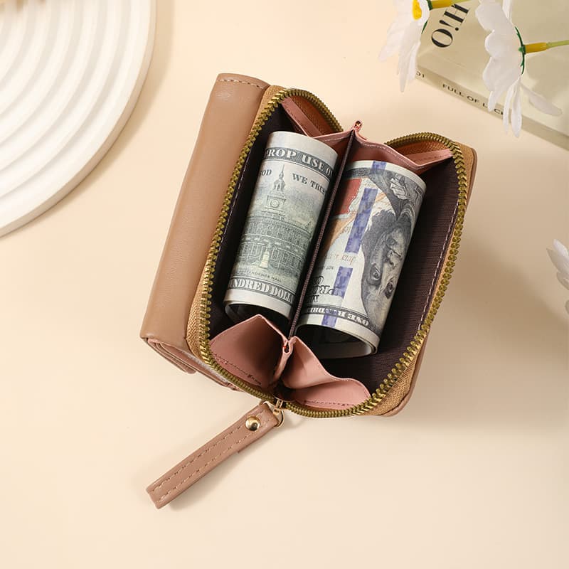 (Cross-border trading), short fashionable wallet, cute lipstick, Korean style 4