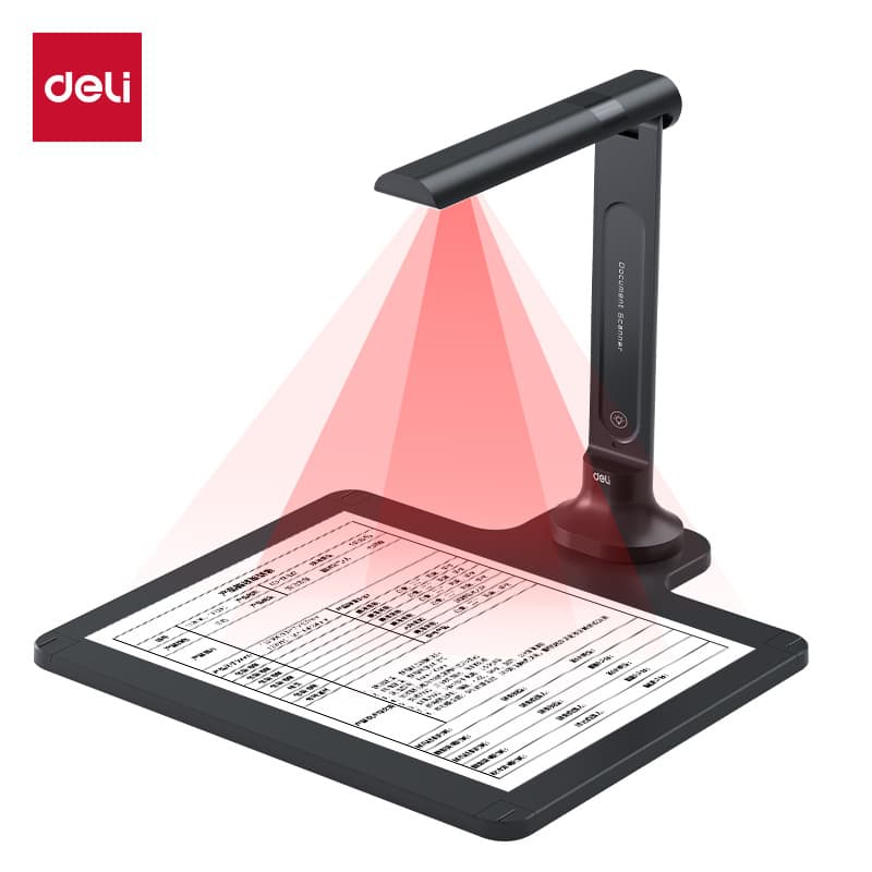 Deli GK222 high-speed camera A4 hard-bottomed automatic continuous photo scanner scanner automatic high-speed office