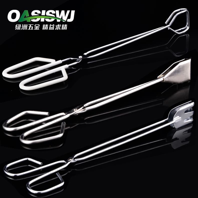 OASISWJ charcoal fire clamp carbon clamp barbecue tongs barbecue accessories food clamp charcoal tongs barbecue clamp tool