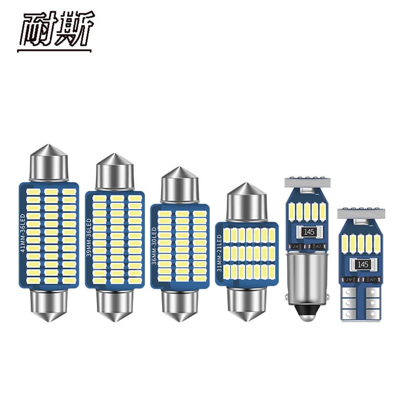 Car reading light LED car inner light indoor lamp Truncar reserve light car lighting double light T10 T10 light car roof