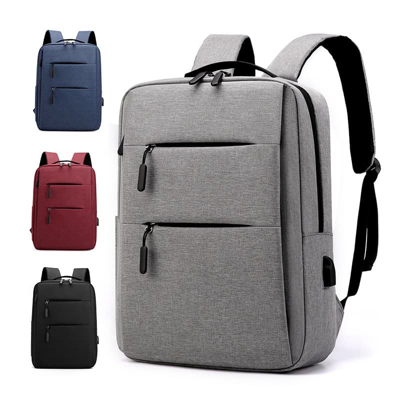 Wear-resistant backpack for men and women charging, laptop for traveling, 15.6 inch, business version, logo printing service