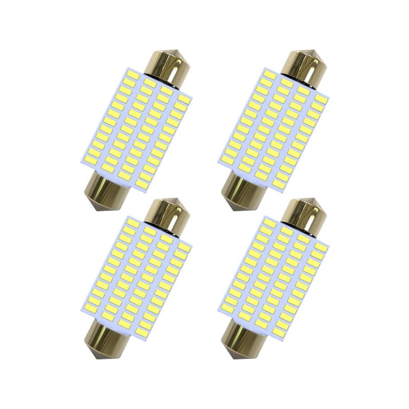 Car reading light LED double lanterns 42mm 3104 48smd automobile indoor reading light inspection lamp repair
