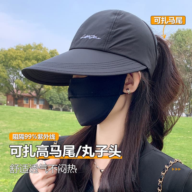 Summer sun hat, light and thin breathable quick dry cap solar-powered, UV protection