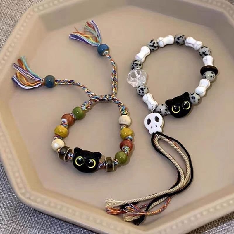 Woven small design bracelet for men and women, jewelry with tassels, trend of season, Chinese style