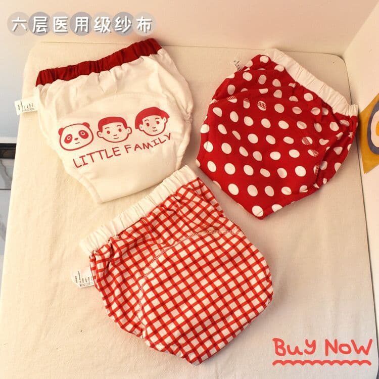Children's trousers for training for baby, waterproof diaper for men and women girl's, teaching underwear, washable