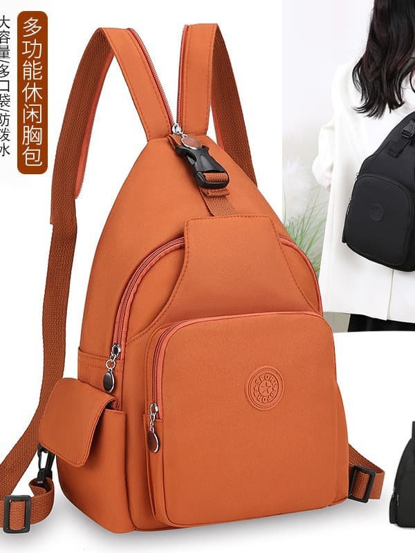 Fashionable chest bag, trend water repellent universal backpack
