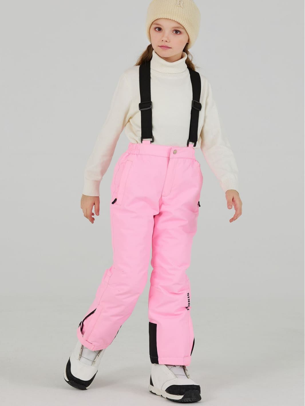 Children's ski windproof waterproof keep warm climbing trousers, loose fit