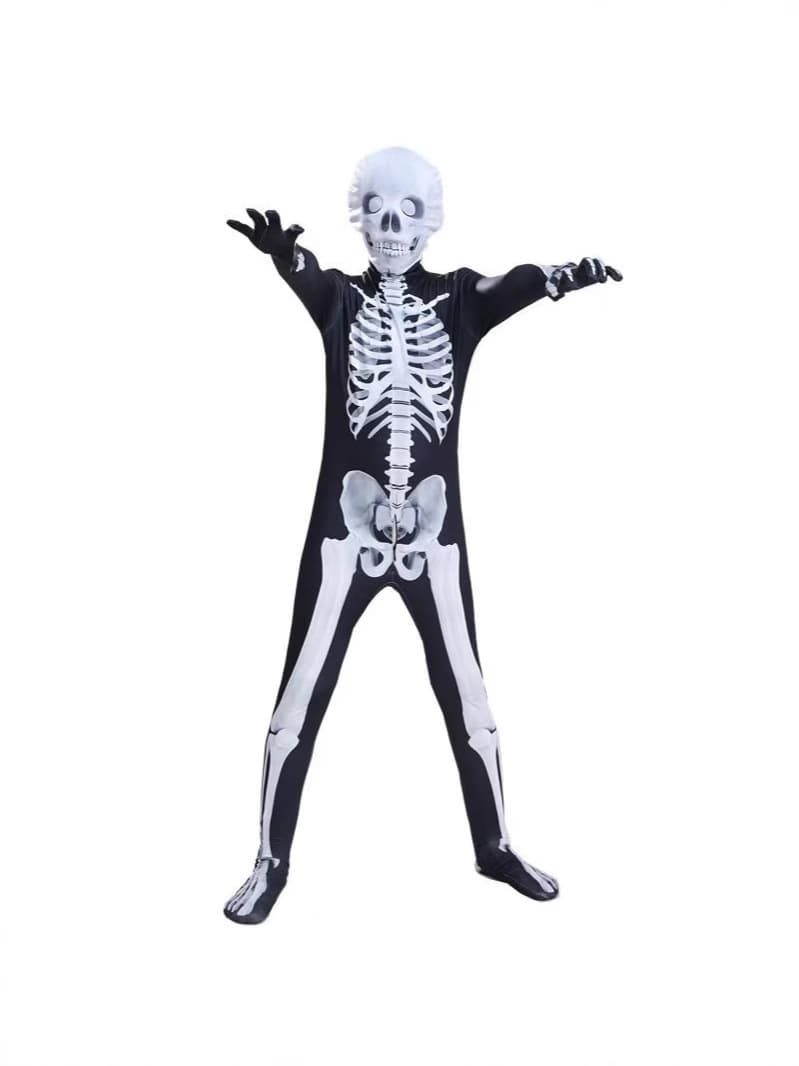 Skeleton, physiological suit, halloween, cosplay, tight