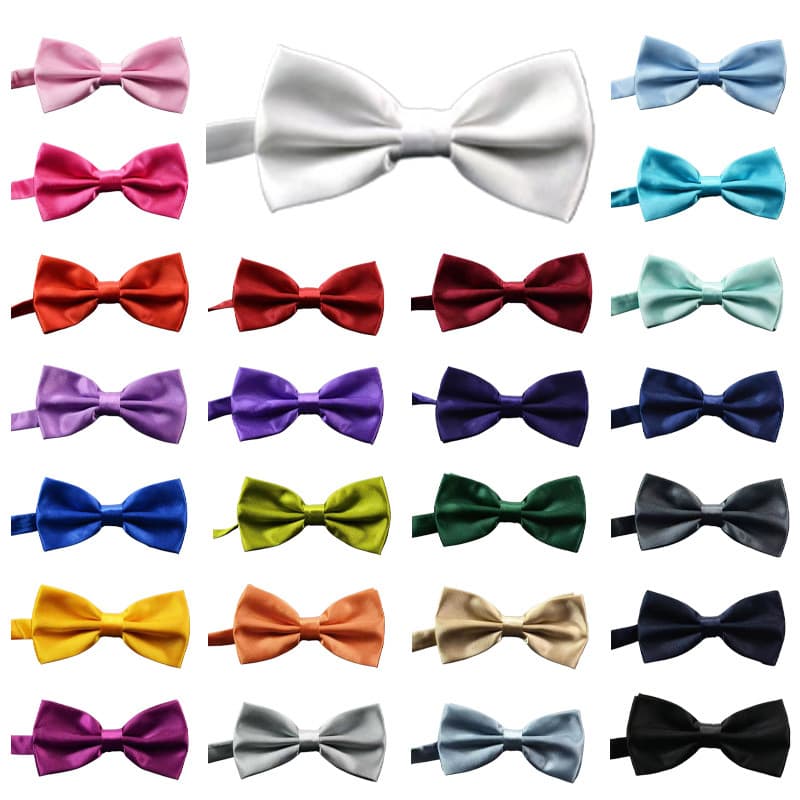 Accessory, multicoloured bow tie for adults, (Physicals), Korean style, custom-made