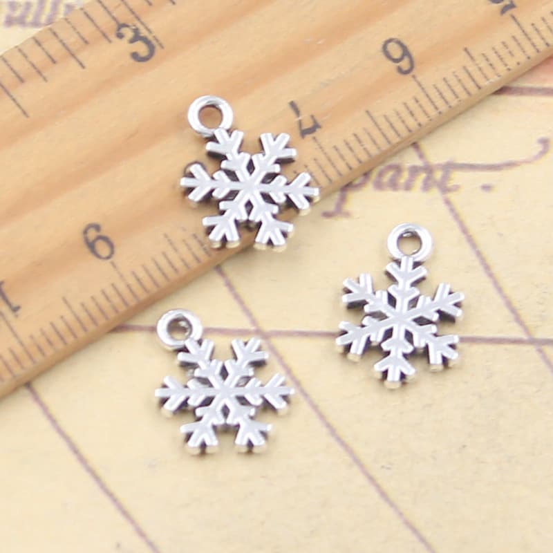 Accessory, accessories, pendant, necklace and bracelet, with snowflakes, DIY