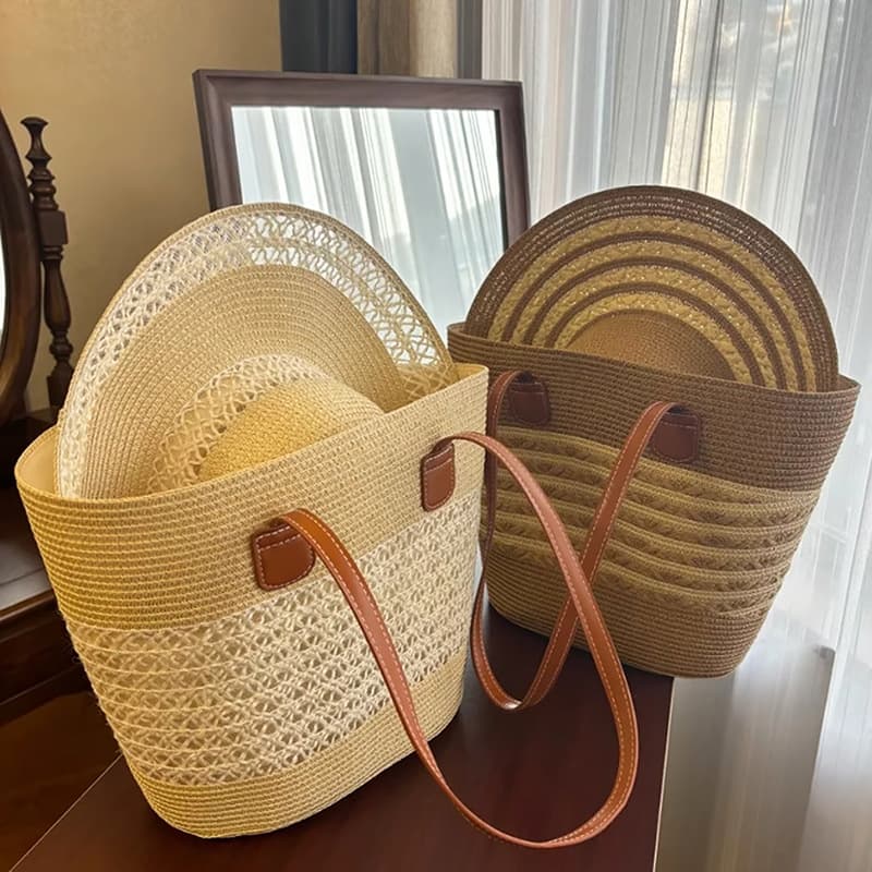 Summer straw woven fashionable bag