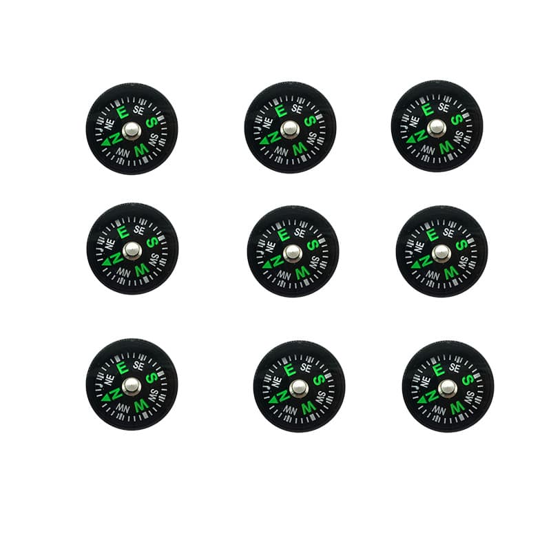 20mm Oil Filled Compass Outdoor Camping Sports Compass Mini Button Size