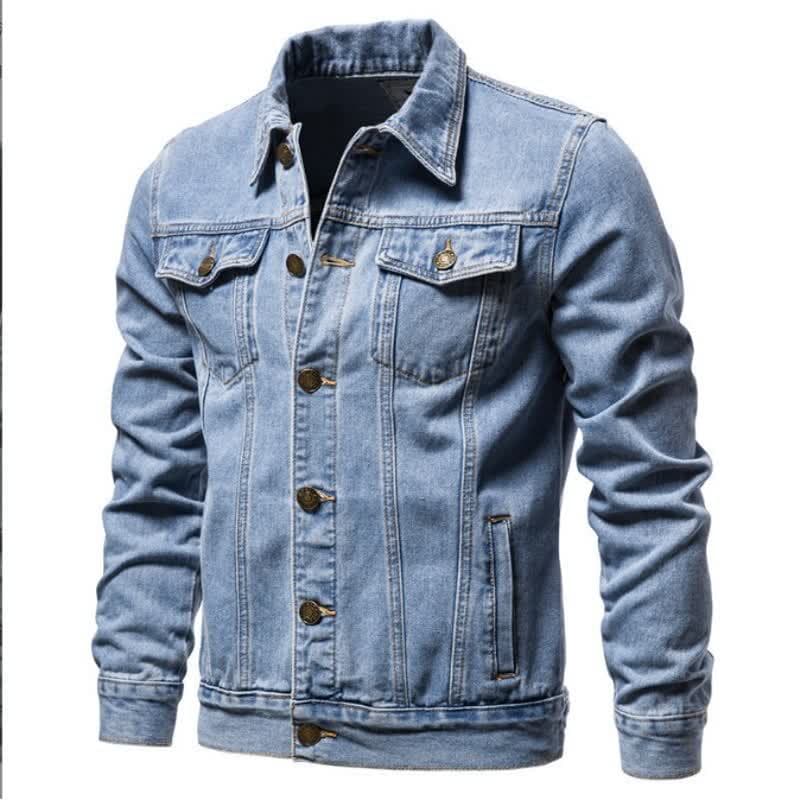 Autumn denim Japanese men's jacket